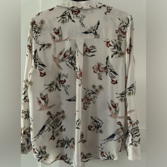 H&M bird pattern blouse - Picture 5 of 6